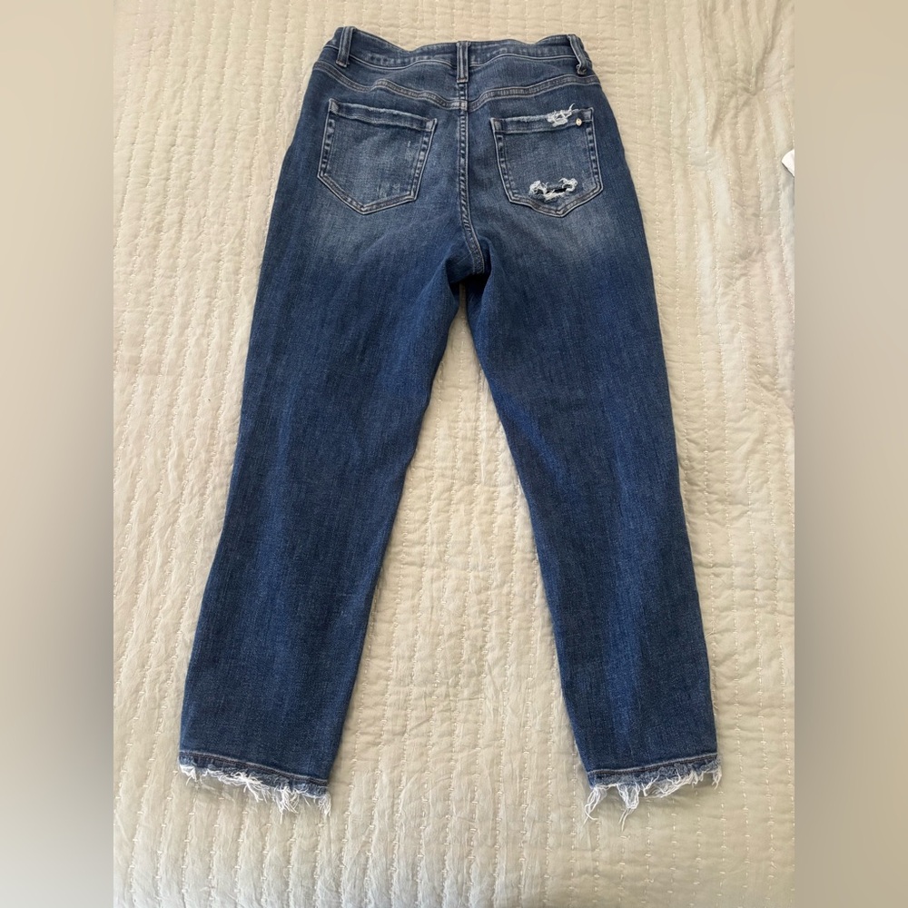 Distressed Blue Jeans - Picture 2 of 2